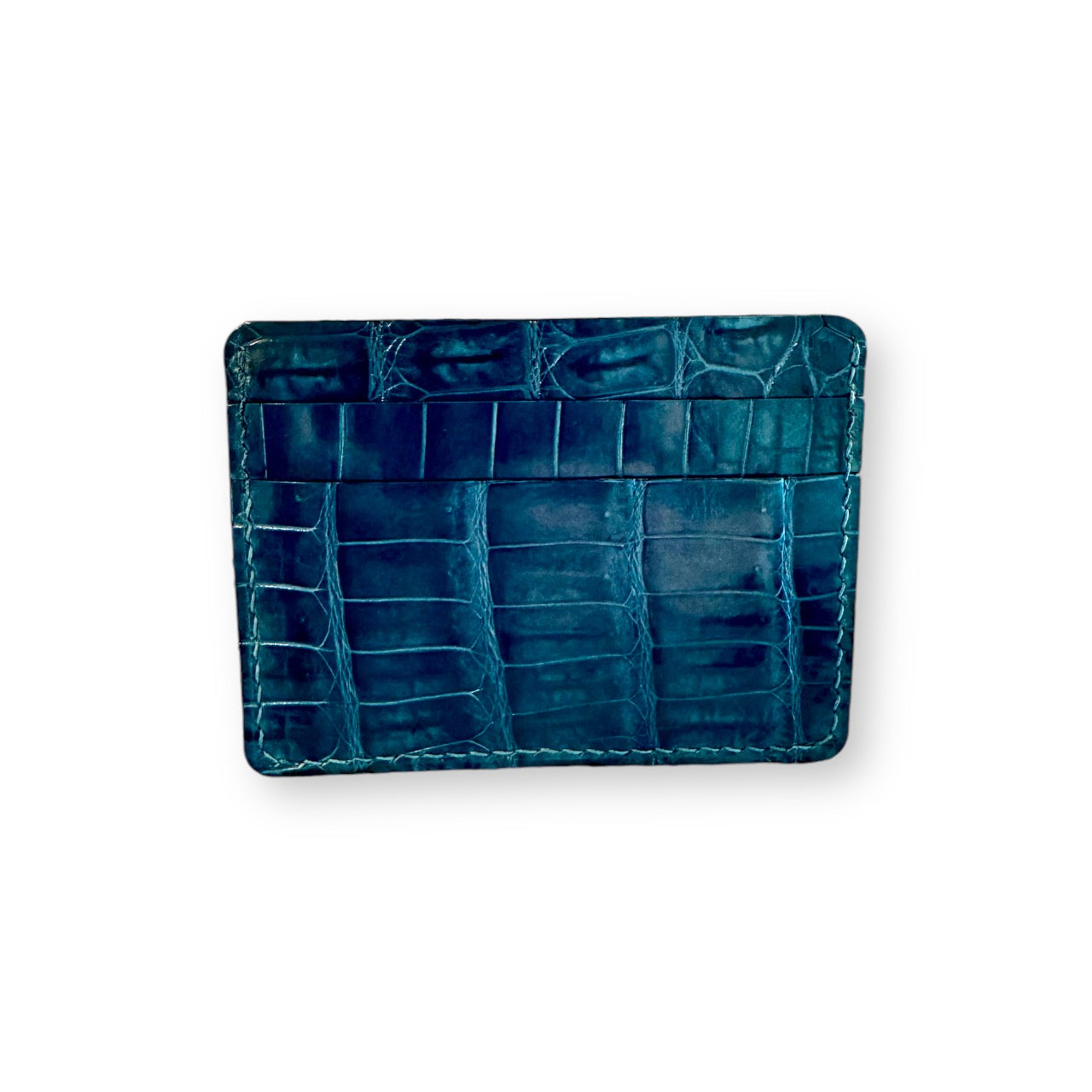 3 Slot Cardholder Wallet - Porosus Crocodile