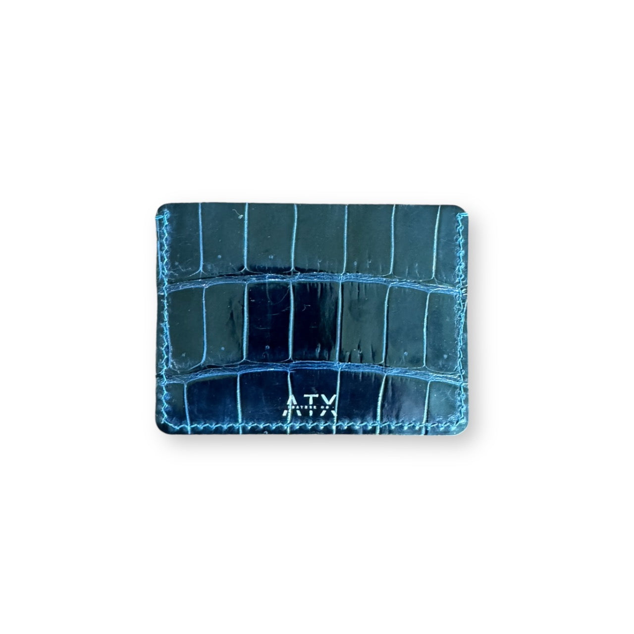 3 Slot Cardholder Wallet - Porosus Crocodile