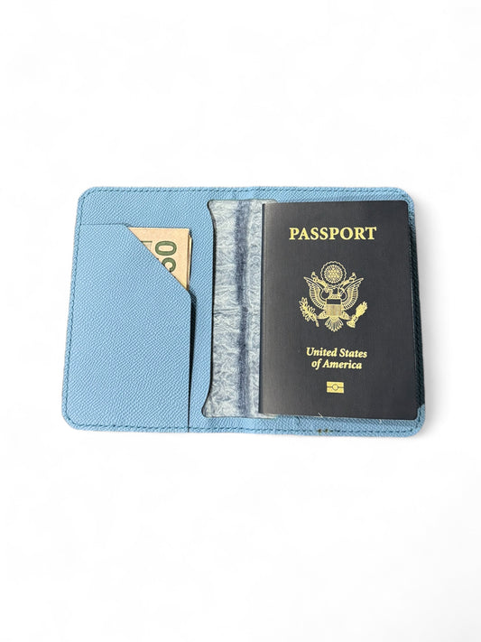 Passport Wallet - Porosus Crocodile & Epsom