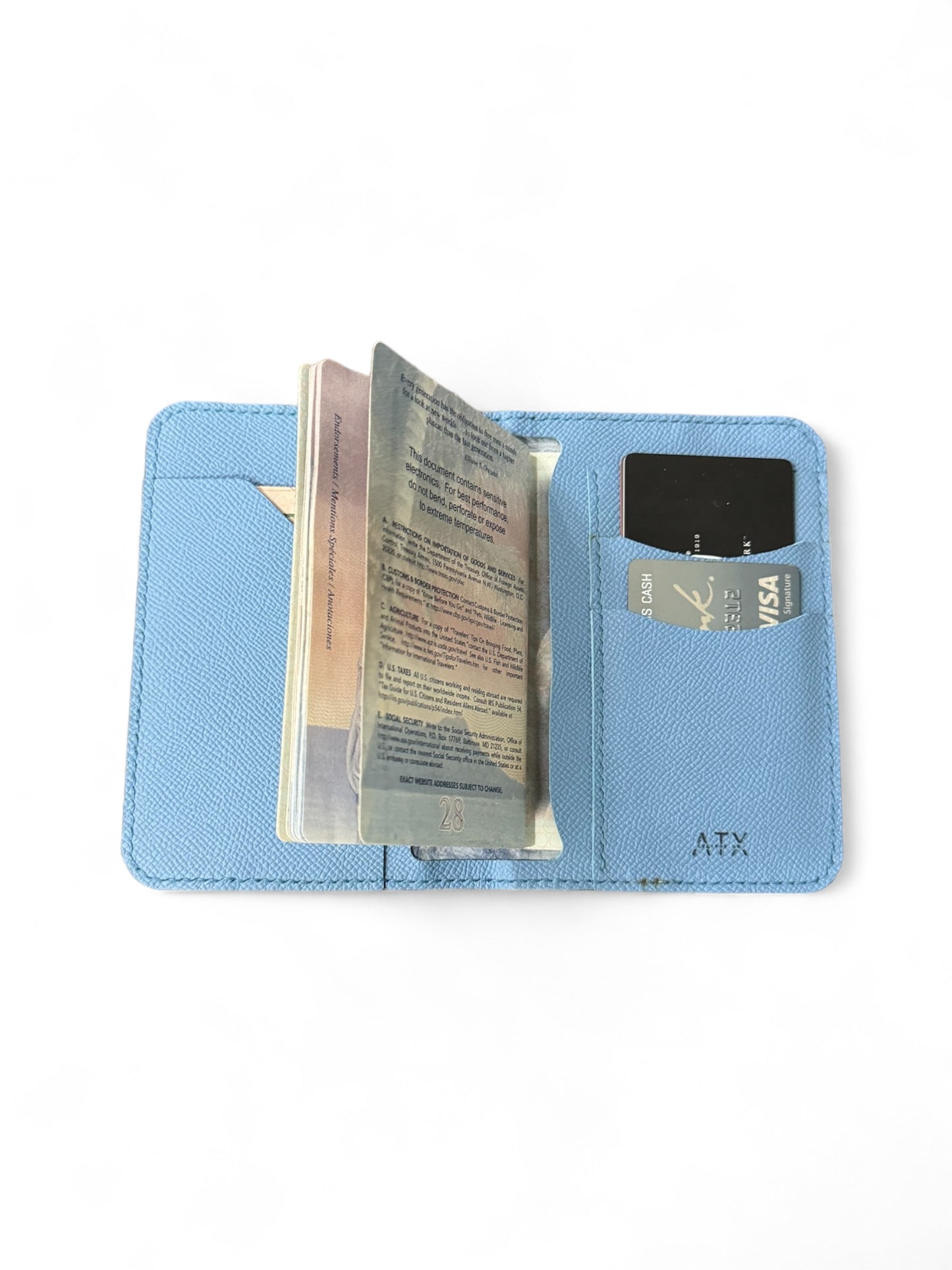Passport Wallet - Porosus Crocodile & Epsom