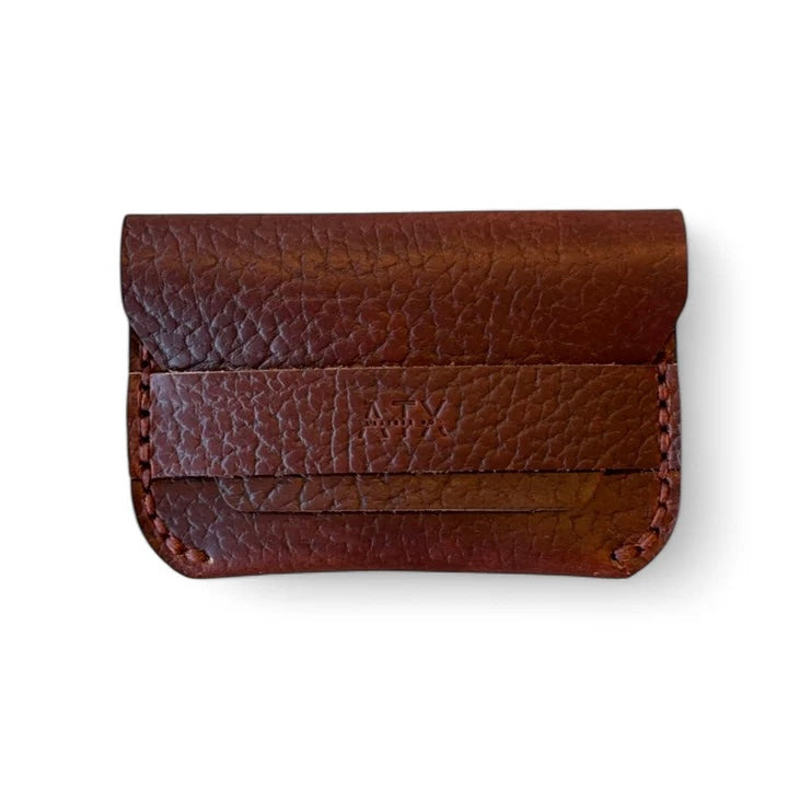 Foldover Cardholder Wallet - American Bison