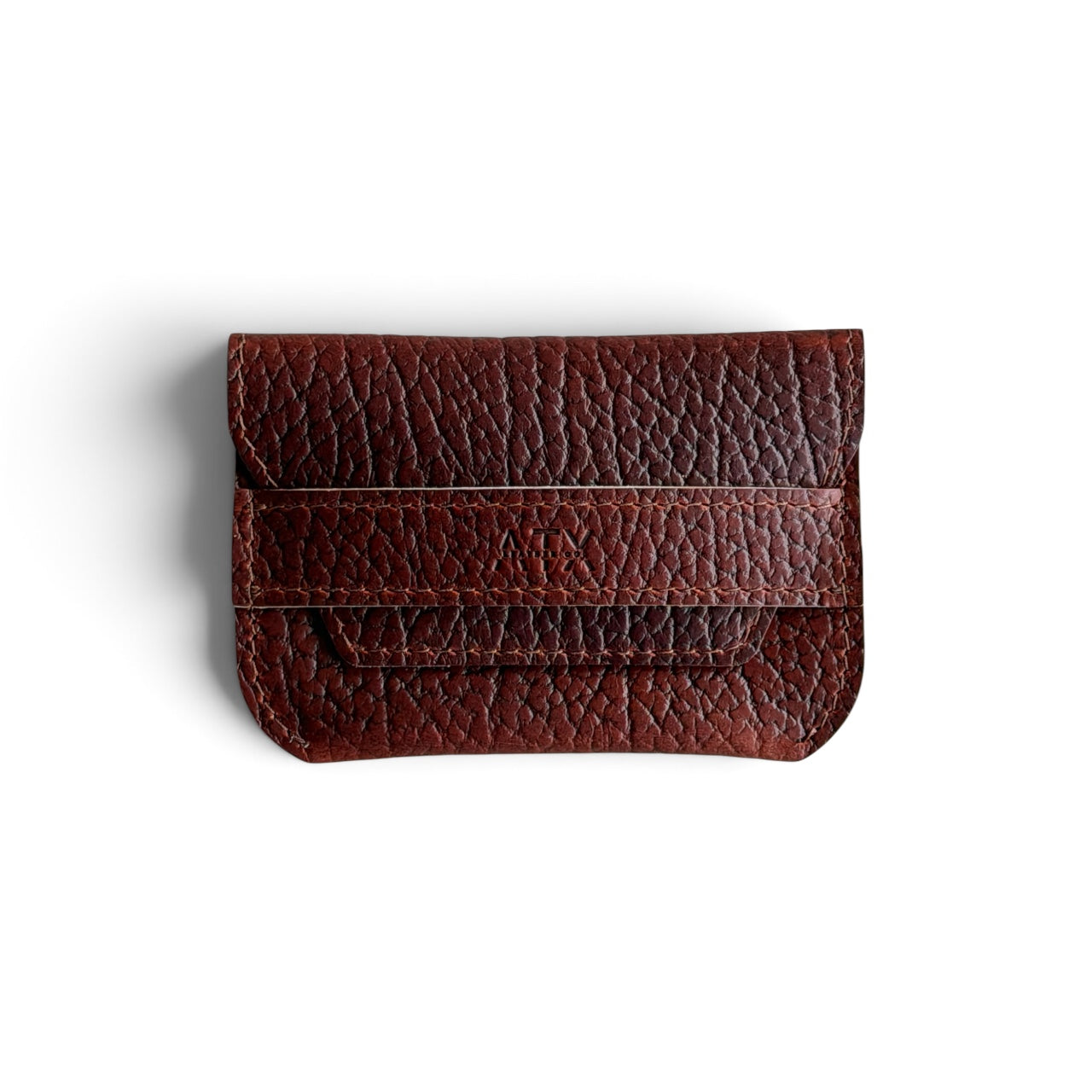 Foldover Cardholder Wallet - American Bison