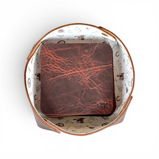 Coasters w/ Tray - American Bison