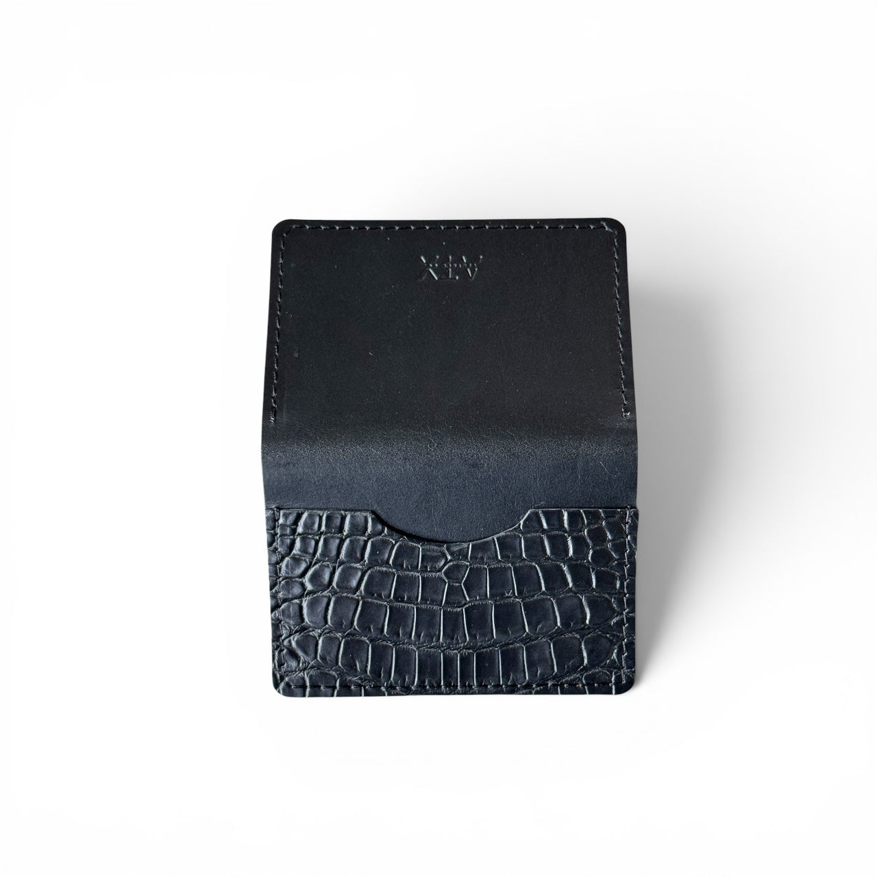 Micro Cardholder Wallet - Alligator & Conceria Walpier (Italian Buttero)