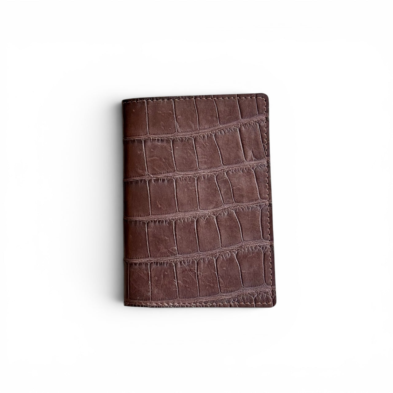 Passport Wallet - Porosus Crocodile  & Alran "Sully" Chevre