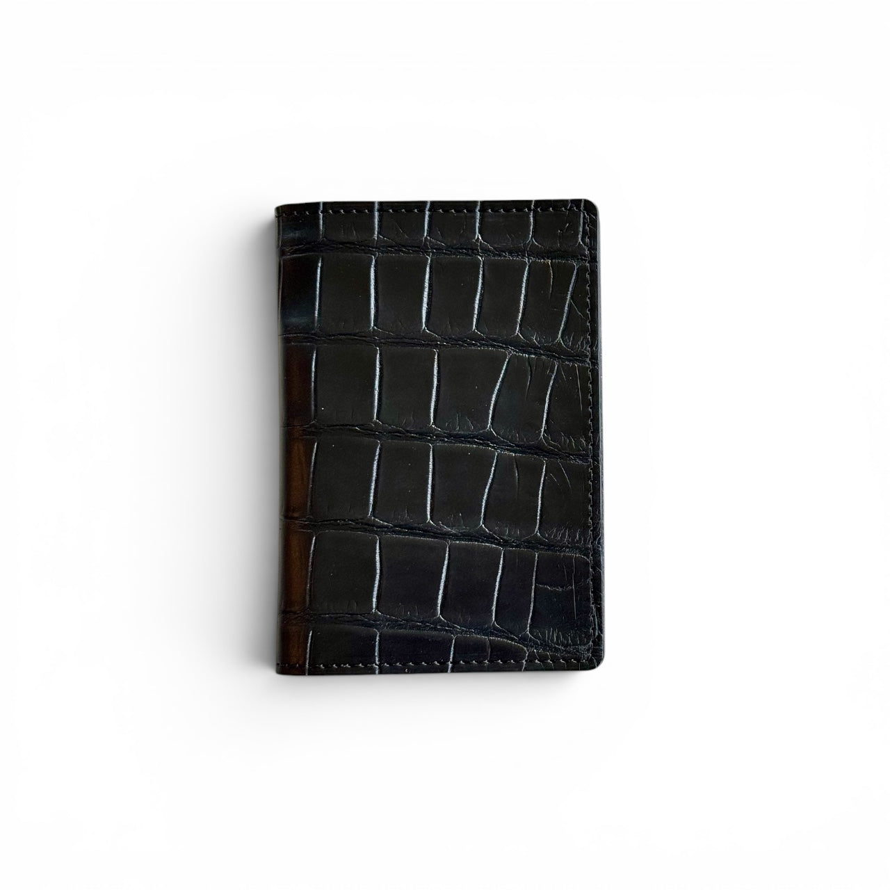 Passport Wallet - Porosus Crocodile  & Alran "Sully" Chevre