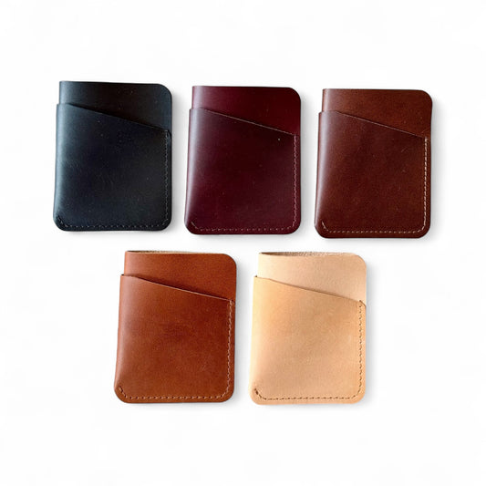 Minimalist Cardholder Wallet - Conceria Walpier (Italian Buttero)