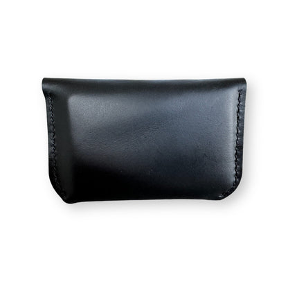 The Lamar - Cardholder Wallet in Black Buttero