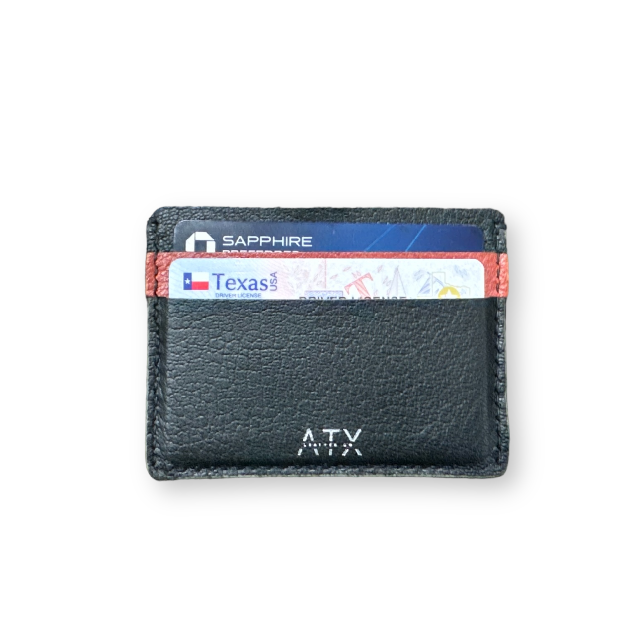 The SoCo - Black & Burgundy Card Holder