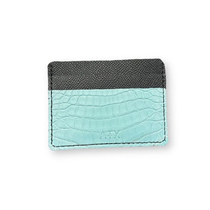 The Rollingwood - Matte Celeste Card Holder