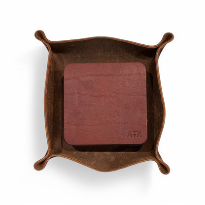 Coasters w/ Tray - American Bison