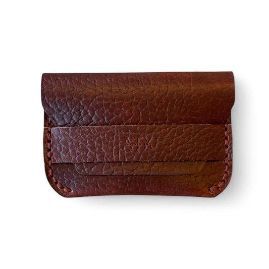 Foldover Cardholder Wallet - American Bison