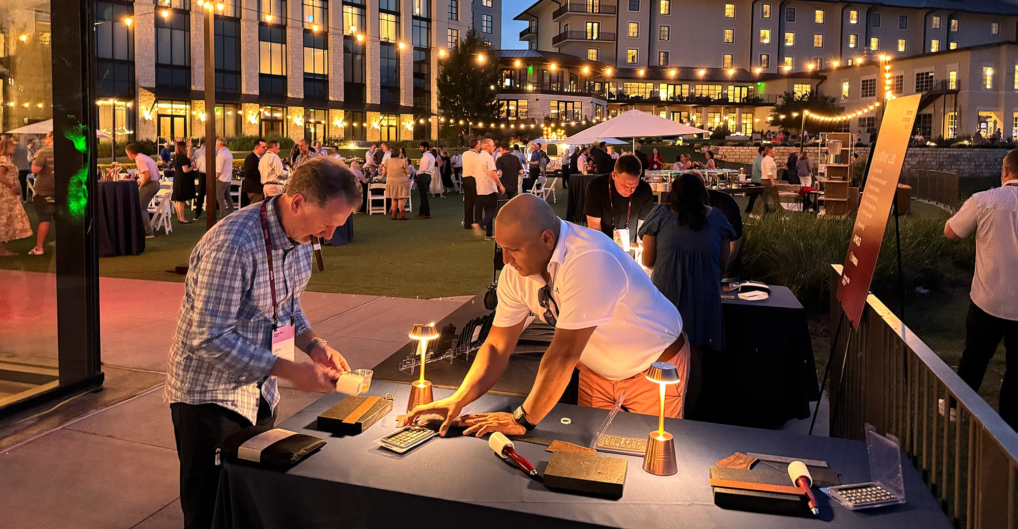 Custom Leather Stamping at Private Events | ATX Leather Co.